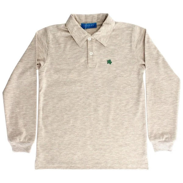 Harry Long Sleeve Polo - Oatmeal | The Bailey Boys