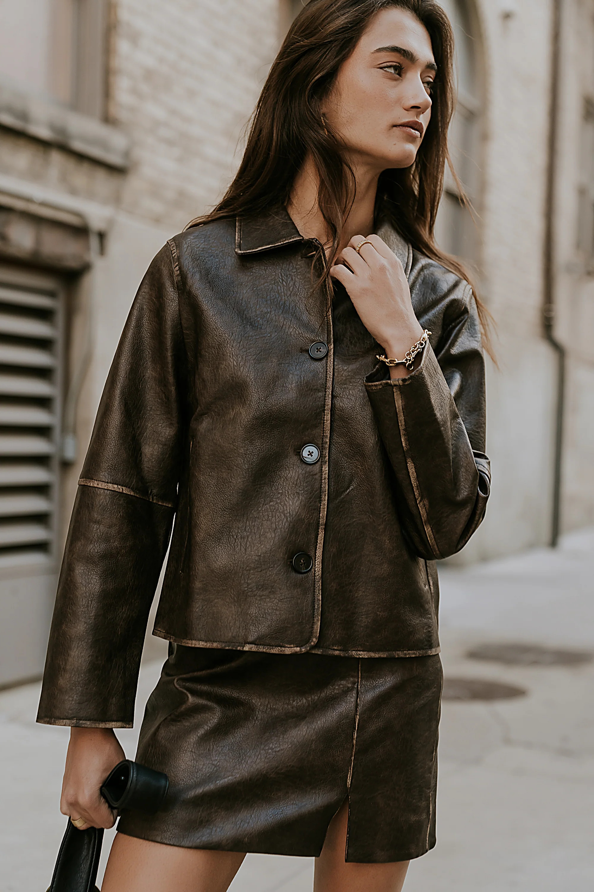 Kelsey Vegan Leather Jacket | Böhme US