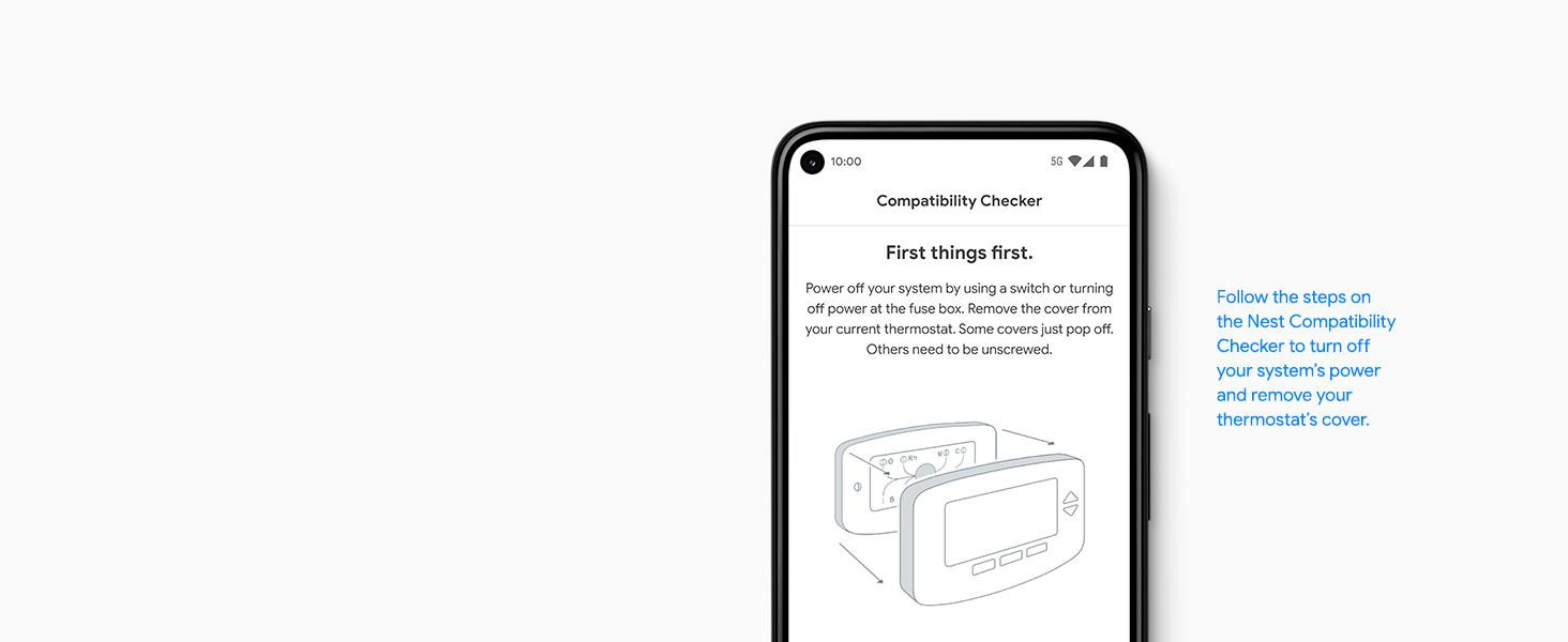 Google Nest Thermostat - Smart Thermostat for Home - Programmable Wifi Thermostat - Snow | Amazon (US)