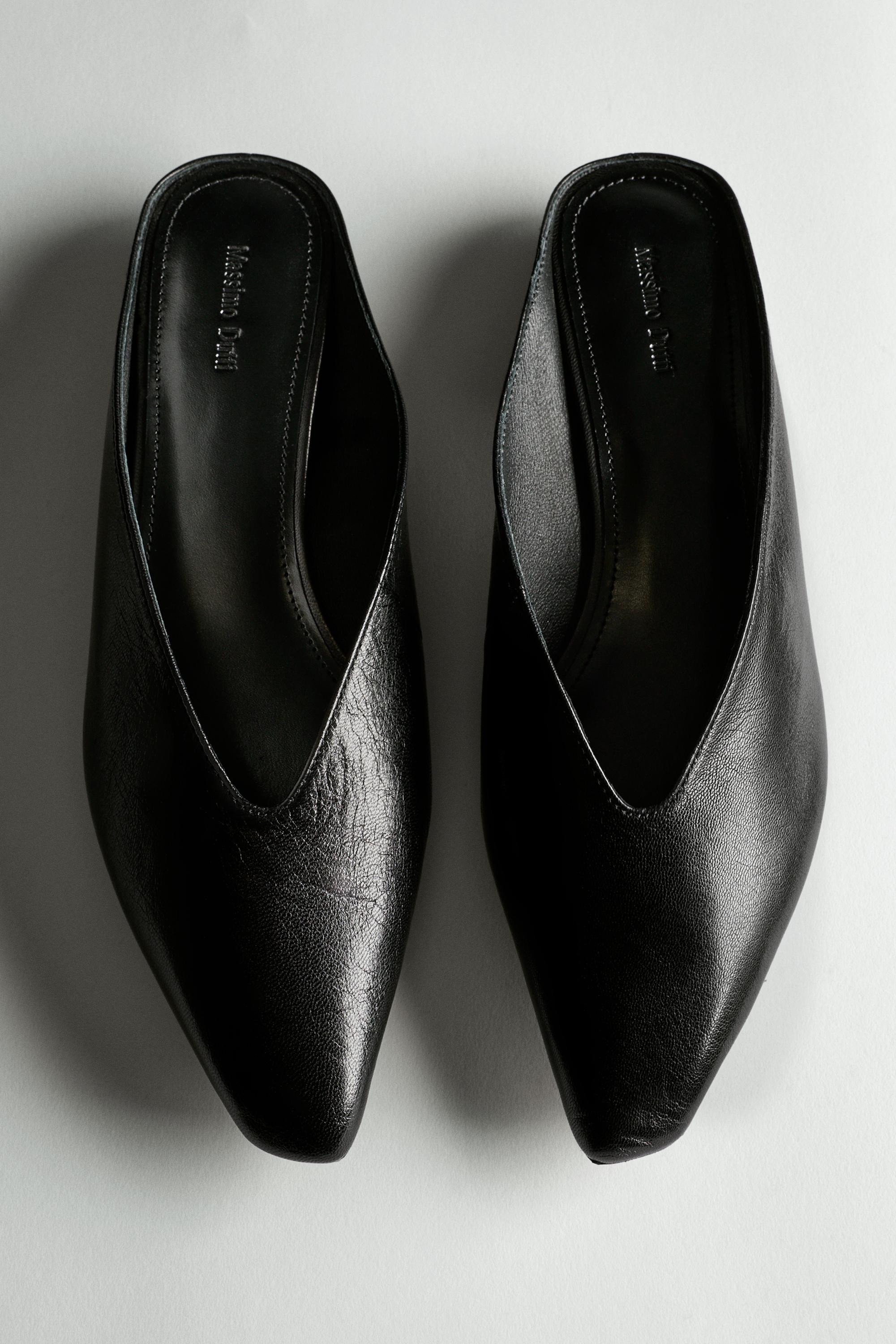 Soft leather mules | Massimo Dutti US