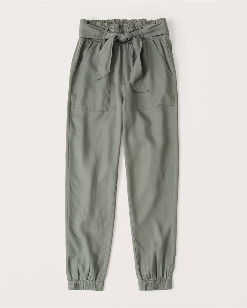 Belted Utility Joggers | Abercrombie & Fitch (US)