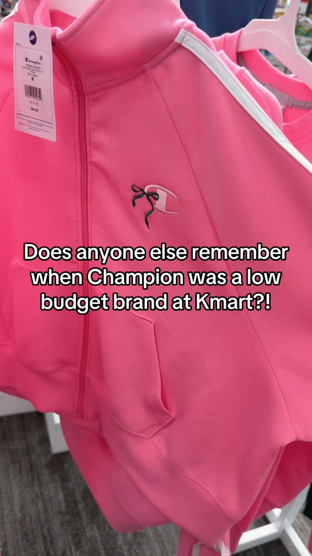 Does anyone else remember when Champion was a low budget brand at Kmart?! I remember this brand being the poor folks brand (shout out to us) when I was a kid in the 90s and now it’s a not so budget friendly option at Target?! My mind is blown. I also want half of this stuff for my 90s baby heart 🤣🤣🤣 #90skid #millenial #target #champion #kmart 

#LTKfitnessgoals #LTKMidsize #LTKActive