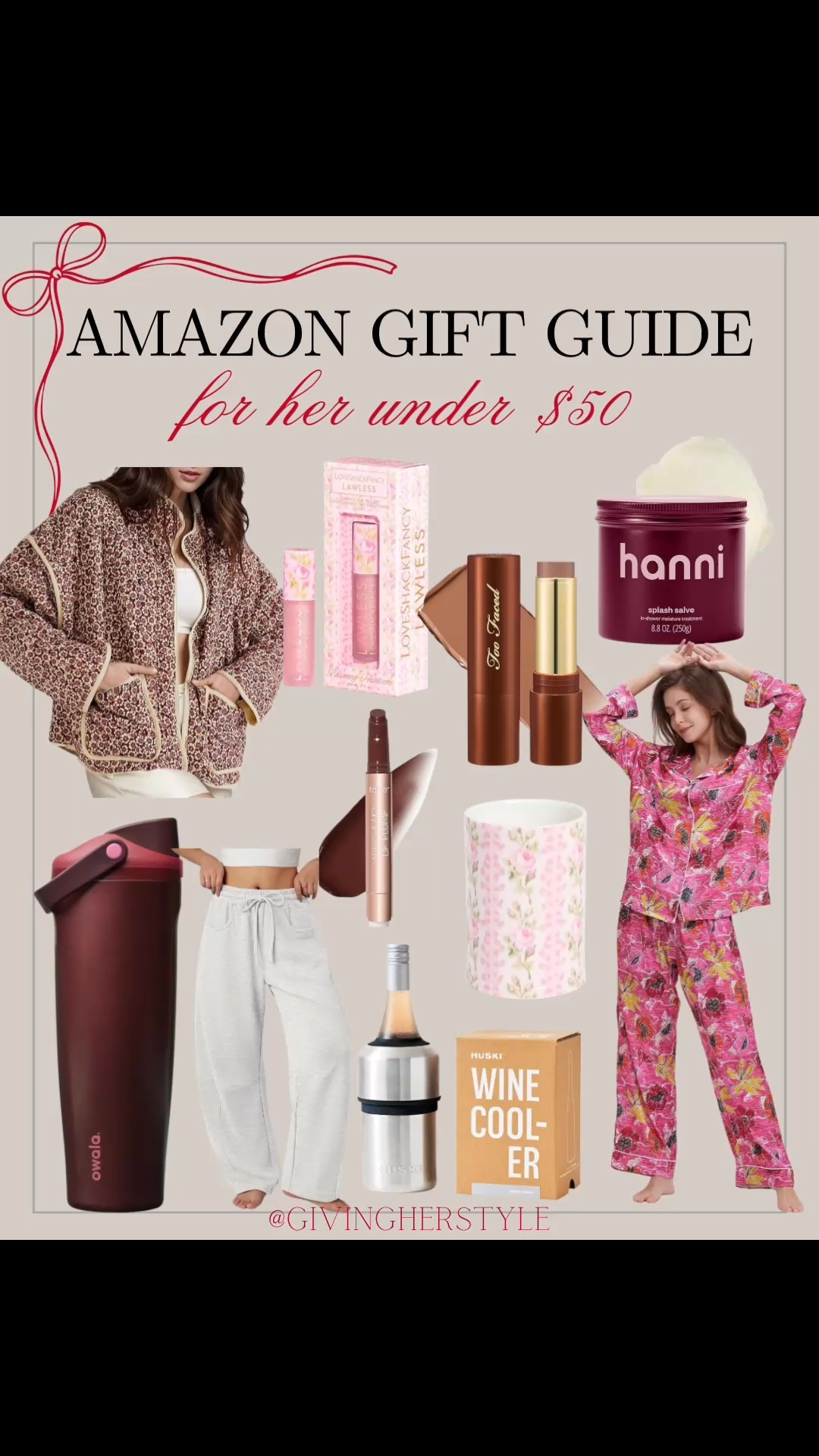 2025 gift guide for her 
pajamas, slippers, amazon gifts, Amazon gift guide, Amazon finds. Amazon beauty, Amazon Christmas, Christmas pajamas, preppy, girly, loungewear, jewelry, makeup, 2025 Christmas gift guide, gifts for her, gifts for teen girls, stocking stuffers, hair care, makeup, beauty, products, makeup gift sets, beauty, gift sets, beauty stocking stuffers, stocking stuffers for girls, skin care, gift ideas for her, gifts for mom, Christmas 2025 gifts under 15, gifts under 25, gifts for friend, gifts for coworkers

#LTKGiftGuide #LTKHoliday #LTKFindsUnder50