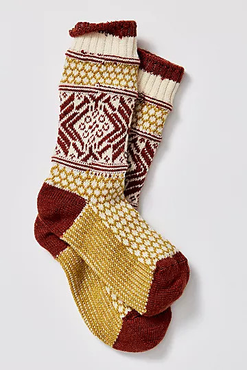 Smartwool Popcorn Snowflake Socks | Free People (Global - UK&FR Excluded)