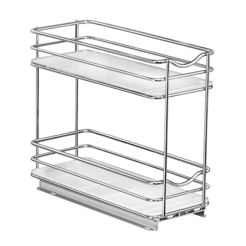 Slide Out Double Upper Cabinet Organizer 20 Jar Spice Rack | Wayfair North America