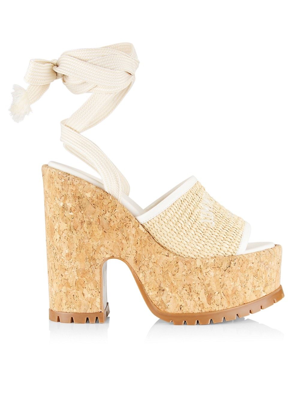 Jimmy Choo Gal Raffia Platform Sandals | Saks Fifth Avenue
