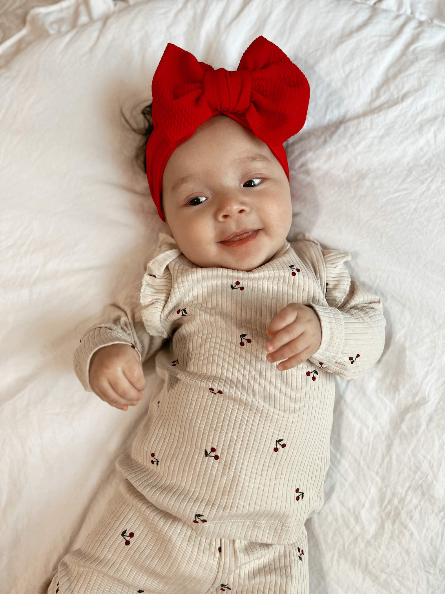 Baby girl bows you need! Also This ribbed cherries set is so good and under $15

#LTKfamily #LTKbaby #LTKHoliday