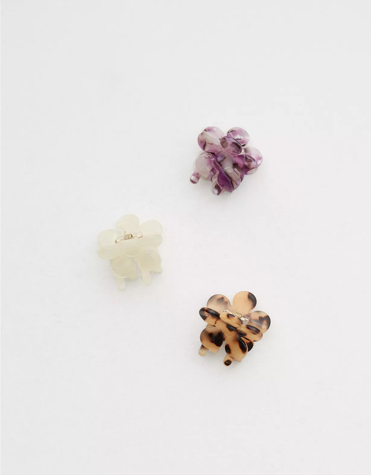 Aerie Mini Flower Hair Clip 3-Pack | Aerie