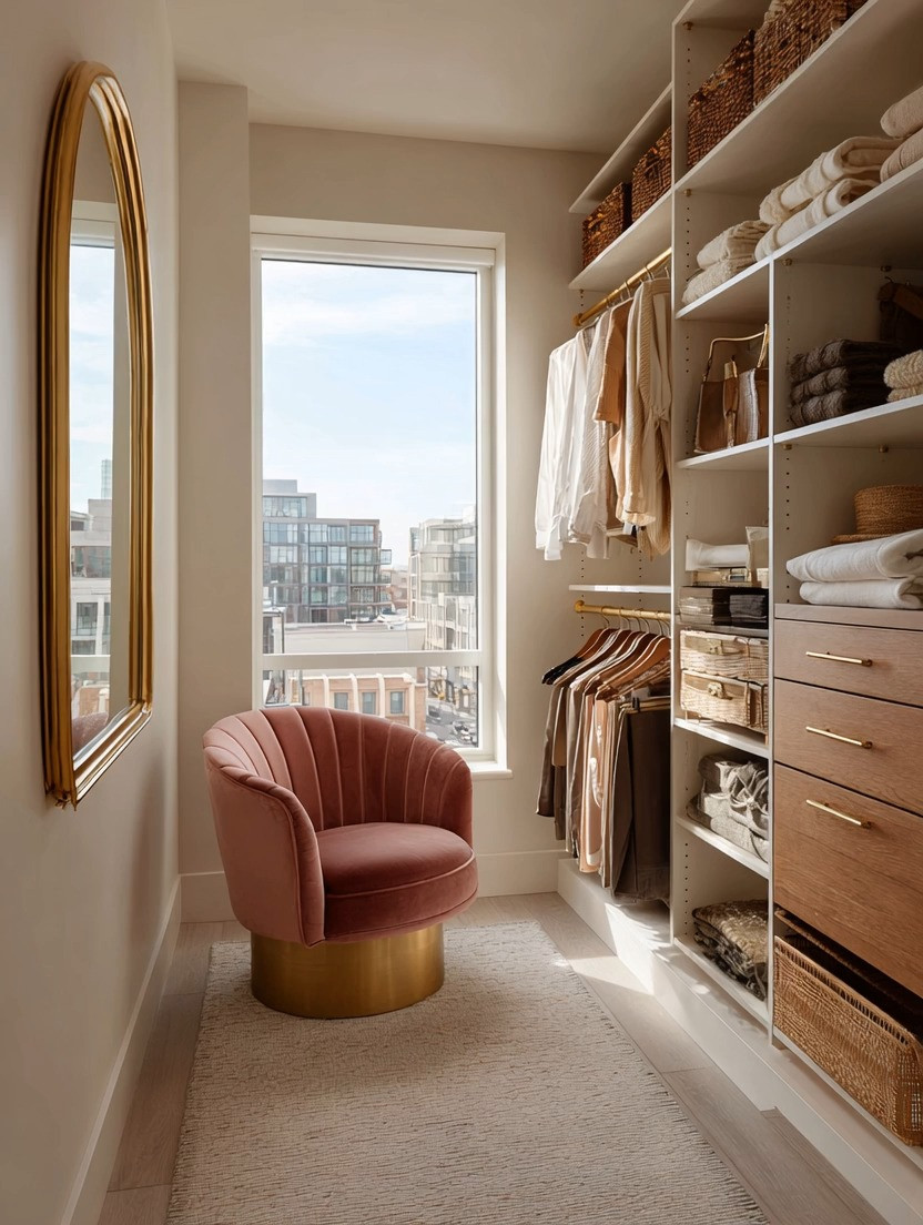 Your dressing room doesn’t need more clothes… it needs a moment.

We spend so much time shopping, curating outfits, organizing closets—but how often do we actually sit, plan, and enjoy the process?

This is the missing piece in most closets.

A beautiful, elegant accent chair instantly transforms your dressing area into a space you actually want to spend time in. A place where you can sit down, plan your outfits for the week, go through ideas, organize your wardrobe, or simply relax and admire everything you’ve built.

Whether you have a walk-in closet, a small dressing area, or just a corner in your bedroom, this one addition changes everything. It brings calm, intention, and a sense of luxury to your daily routine.

And the detail that elevates it even more? Pair it with a gold frame mirror and soft neutral tones to create that clean, timeless look.

We’ve curated multiple options of elegant lounge chairs and accent chairs that fit both small and large spaces.

✨ Create your own dressing moment—shop our curated chair edit and transform your routine.

#ClosetDesign #HomeLuxury #IntentionalLiving 

 #LTKHome