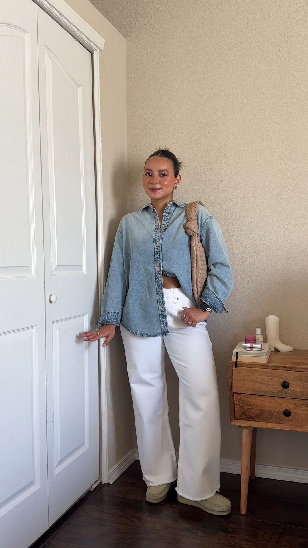 white denim moment🤍👖— (top in size small from ardene, no longer in stock, linked similar ones + jeans in size 2/26s curve love)

#LTKPetite #LTKStyleTip #LTKSeasonal