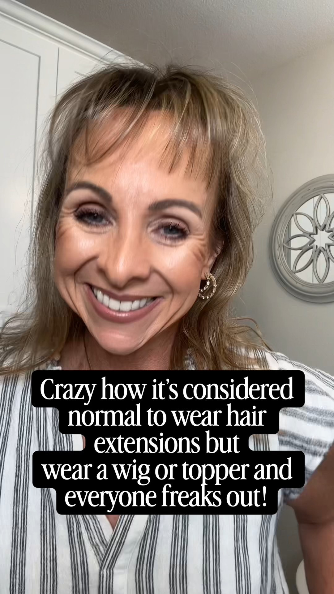 Why are hair extensions normal but the minute you say wig or hair topper everyone freaks out?
Let’s normalize wearing hair however you want! 
Linking my favorite hair toppers.

#LTKOver40 #LTKBeauty #LTKFindsUnder100