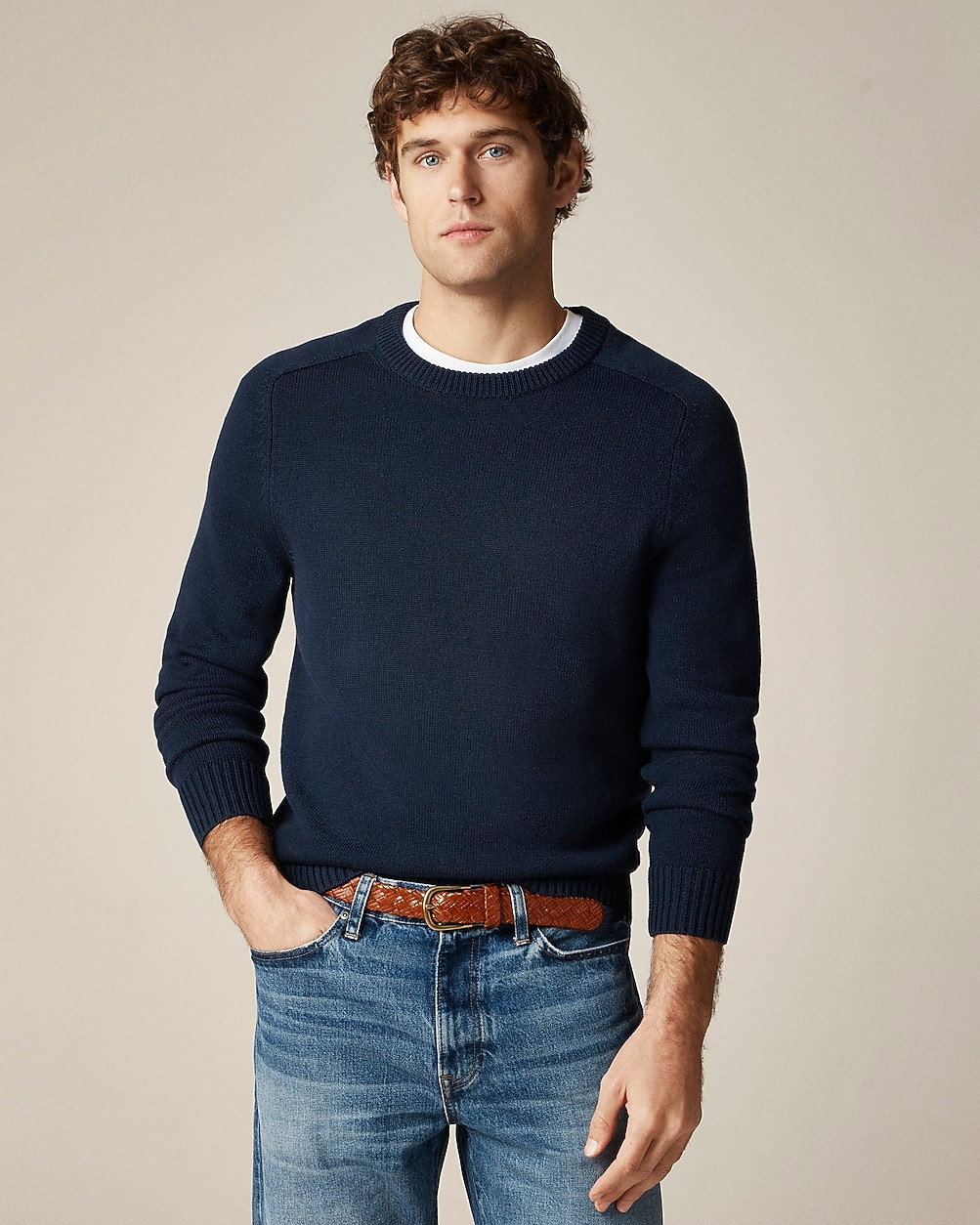 Heritage cotton crewneck sweater | J. Crew US