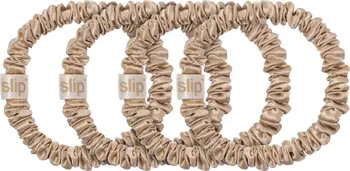 Pure Silk 4-Pack Skinny Scrunchies: Back to Basics Collection | Nordstrom