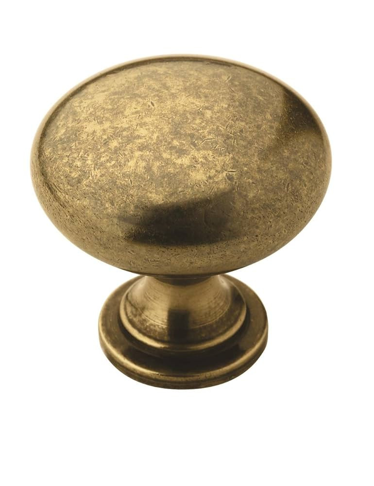 Amerock | Cabinet Knob | Burnished Brass | 1-1/4 inch (32 mm) Diameter | Edona | Drawer Knob | Ca... | Amazon (US)