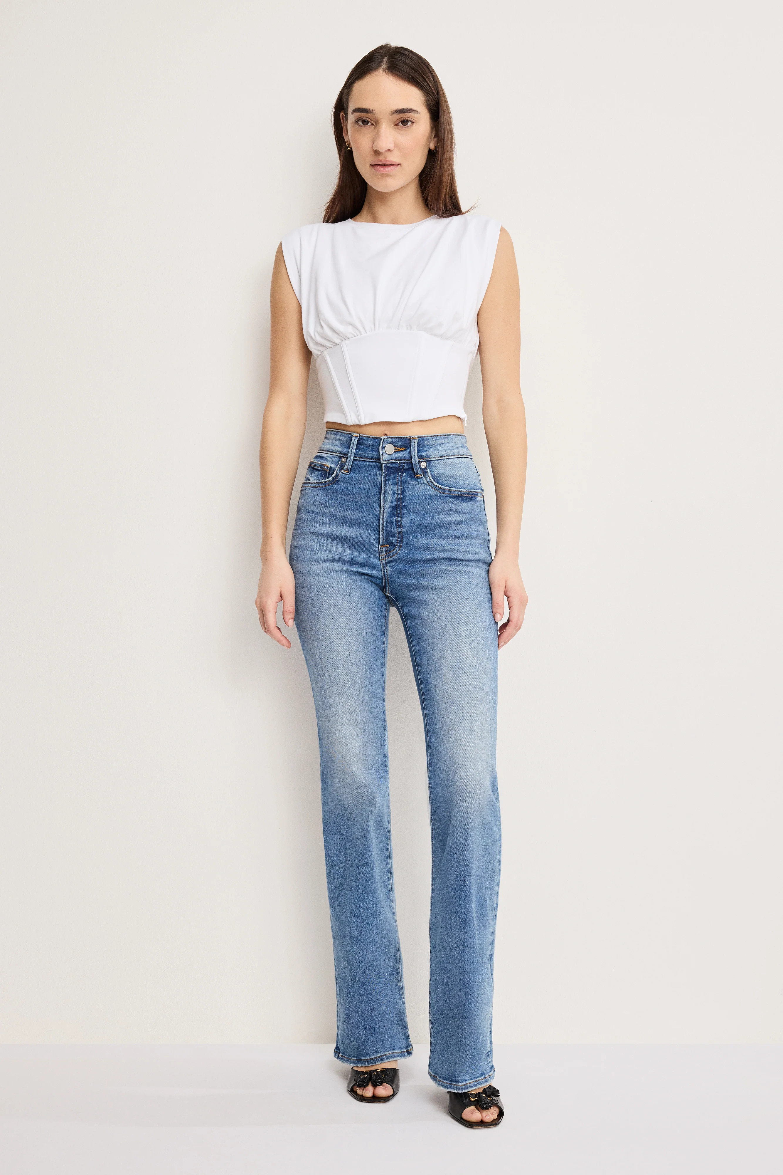 GOOD CLASSIC BOOTCUT JEANS | INDIGO953 - GOOD AMERICAN | Good American