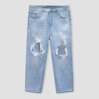 Women's High-Rise Vintage Straight Cropped Jeans - Universal Thread™ | Target