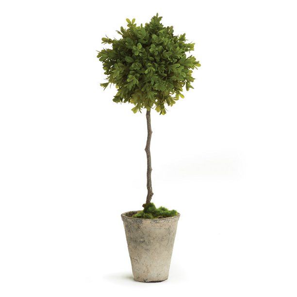 Barclay Butera Faux Boxwood Topiary Potted 19" | Walmart (US)