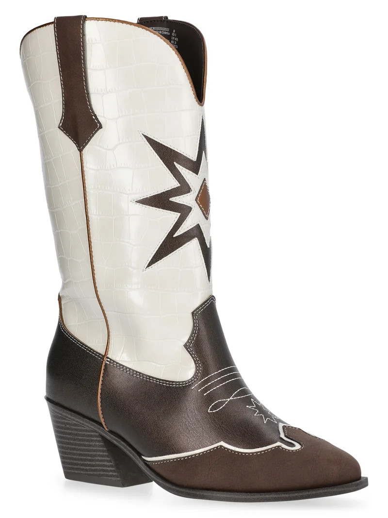 No Boundaries Women's Western Star Boots | Walmart (US)