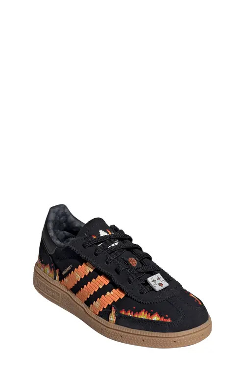 adidas Kids' Handball Spezial Sneaker in Black/Orange/White at Nordstrom, Size 7 M | Nordstrom