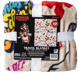 Stranger Things Super Soft Travel Blanket 40in X 50in | Walmart (US)