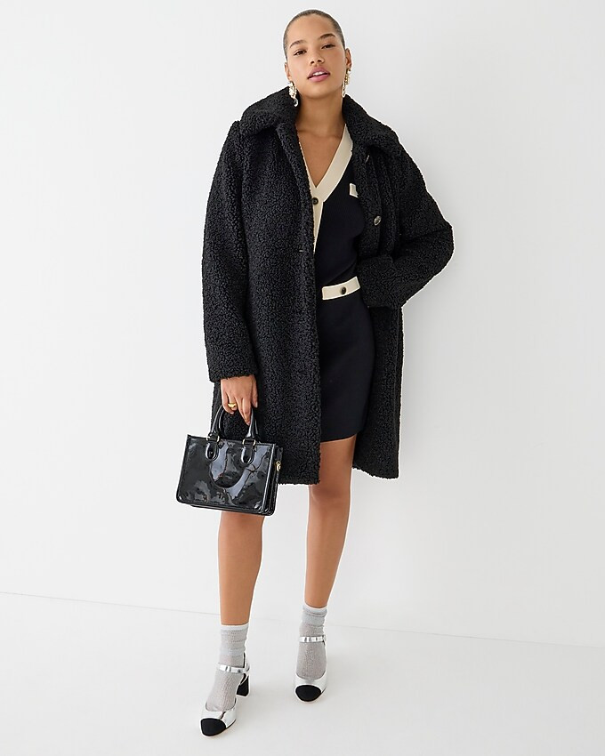 Teddy sherpa lady coat | J. Crew US
