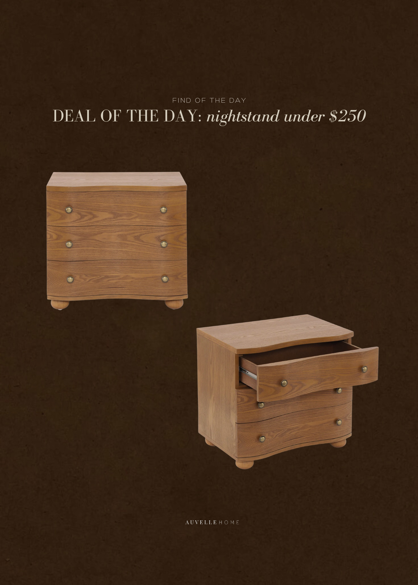 cutest bun feet + curved design. can easily swap out the hardware!  

 #LTKHome