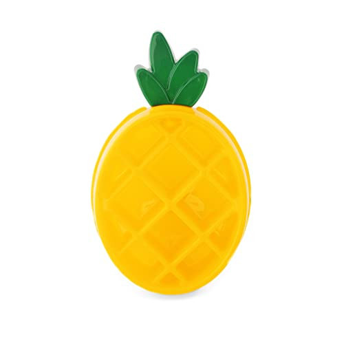 ZippyPaws Happy Bowl - Slow Feeder Dog & Puppy Bowl, Interactive Puzzle Bowl for Small, Medium, & Large Dogs, Up to 10x Slower Eating, Non Slip Base, Holds 4 Cups - Pineapple | Amazon (US)