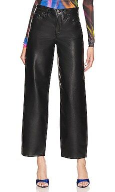 LEVI'S Faux Leather Baggy Dad Pant in Slippery Slope from Revolve.com | Revolve Clothing (Global)