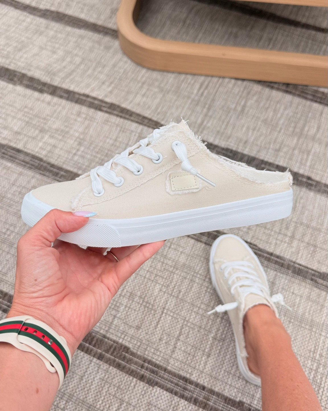 Super cute and extremely comfortable slip on sneakers from Amazon. 

These will definitely become my everyday sneakers. I love that they’re easy to slip on, incredibly comfortable, and the neutral color goes with almost every outfit I own. I’ll been wearing them nonstop for errands, travel days, and long walks. True to size.

slip on sneakers, neutral sneakers, everyday sneakers, comfortable walking shoes, travel sneakers, casual shoes, Amazon sneakers, fall fashion shoes

#LTKActive #LTKU #LTKTravel