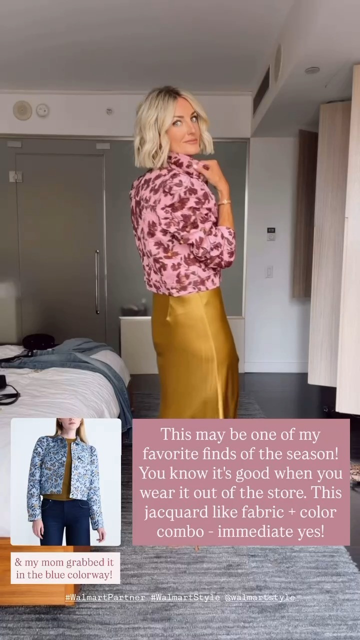 All of these finds are so good! Walmart truly killed it with these stunning floral jackets. Been wearing on repeat! Wearing XS jacket #WalmartPartner #WalmartStyle @Walmart 

Loverly grey, walmart fashion finds, floral trucker jacket, affordable fall fashion finds

#LTKootd #LTKSeasonal