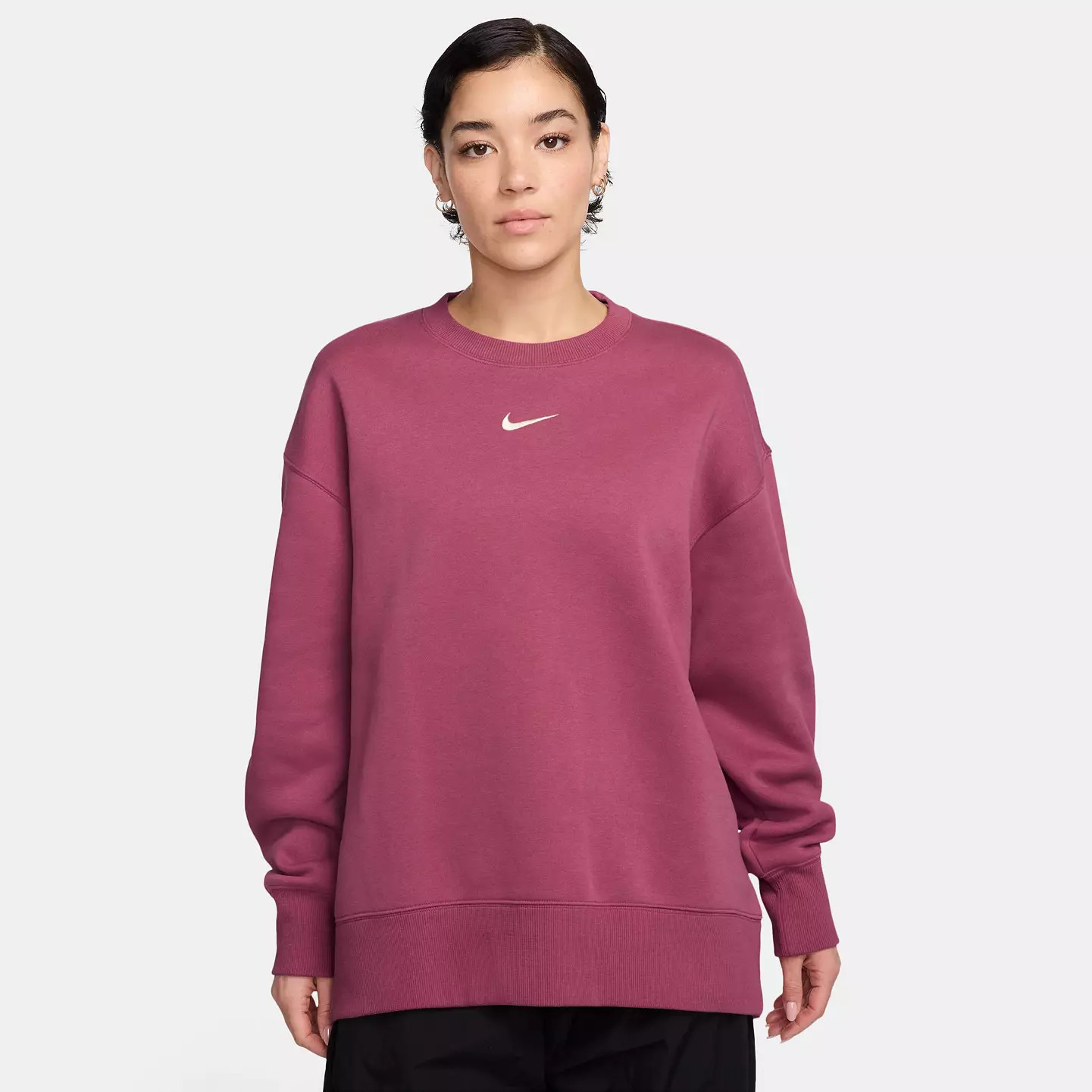 Nike Women's Sportswear Phoenix Fleece Oversized Crew-Neck Sweatshirt | DICK'S Sporting Goods