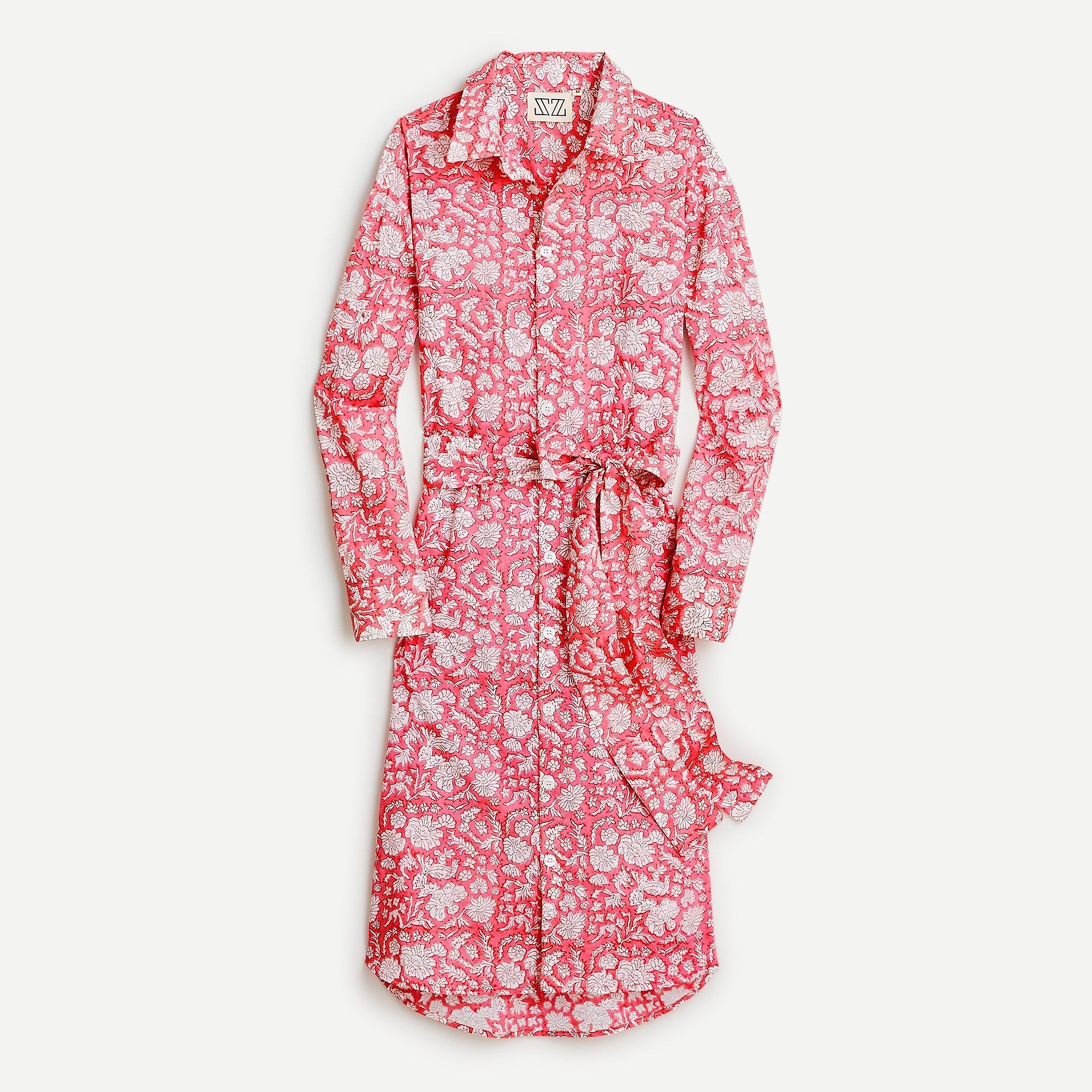 SZ Blockprints™ X J.Crew shirtdress in Nila block print | J.Crew US