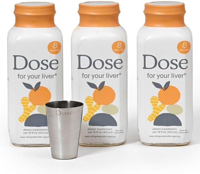 DOSE for Your Liver Cleanse Detox & Repair, Made with Organic Milk Thistle Supplement with Turmer... | Amazon (US)