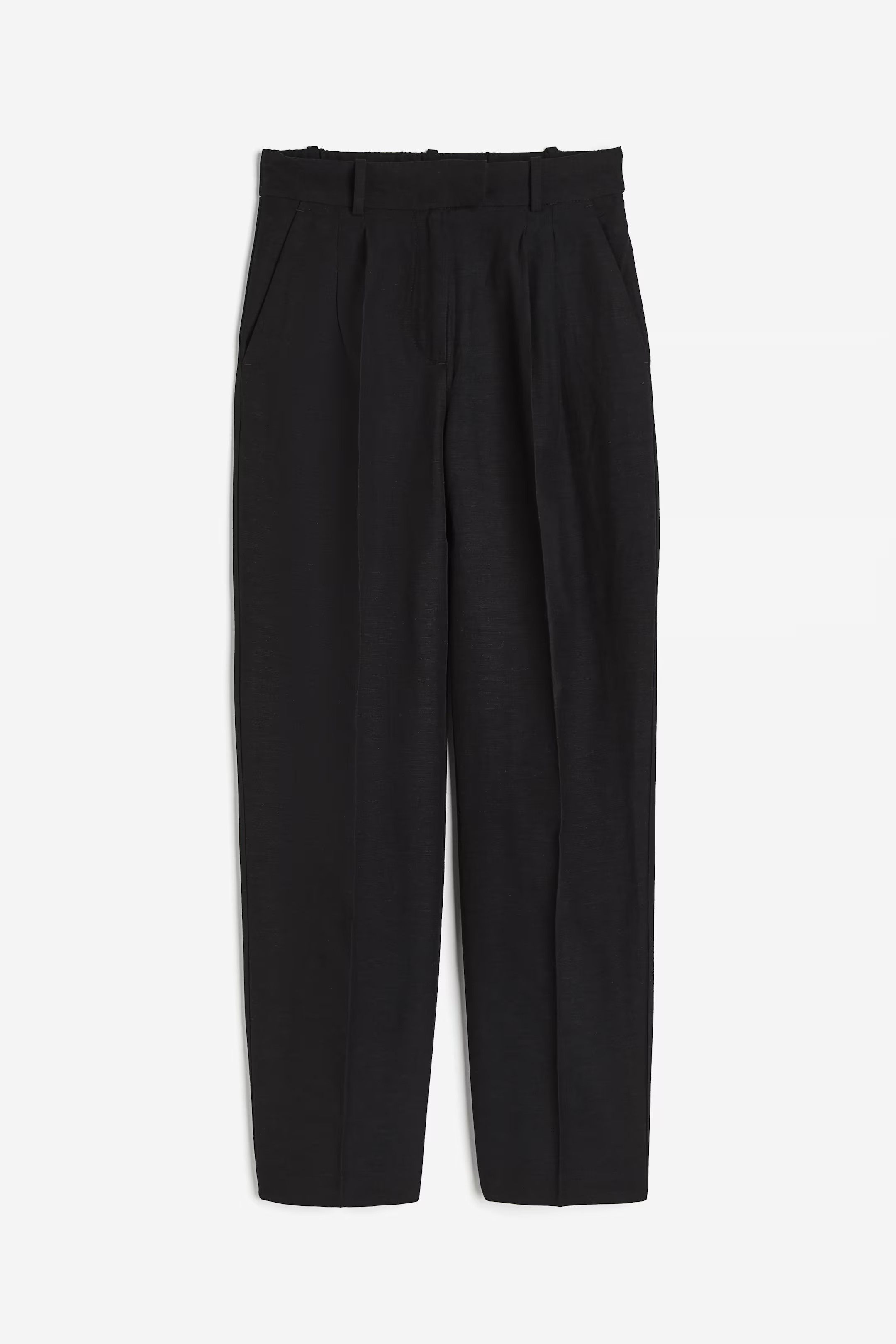 Tapered Linen-blend Pants | H&M (US + CA)