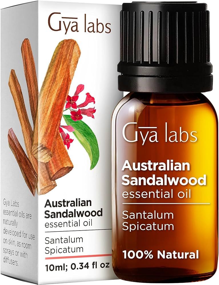 Gya Labs Australian Sandalwood Essential Oil for Diffuser - 100% Natural Australian Sandalwood Oi... | Amazon (US)