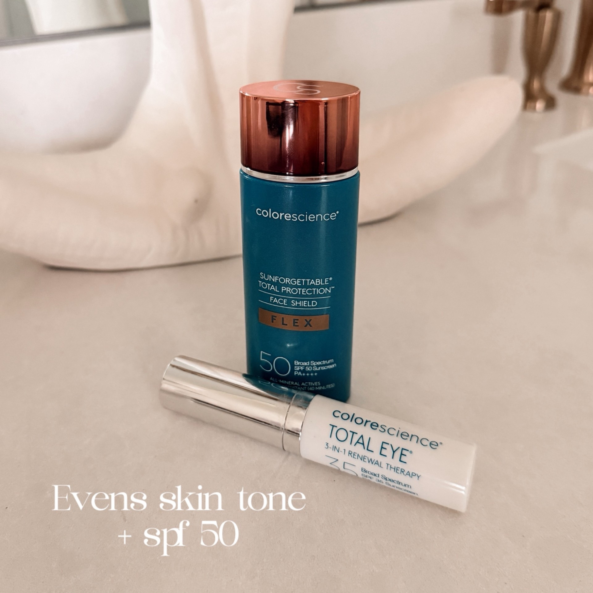 On sale on Amazon! I have shade fair in the eye renewal / shade light in the face shield flex 

#LTKBeauty #LTKOver40 #LTKSaleAlert