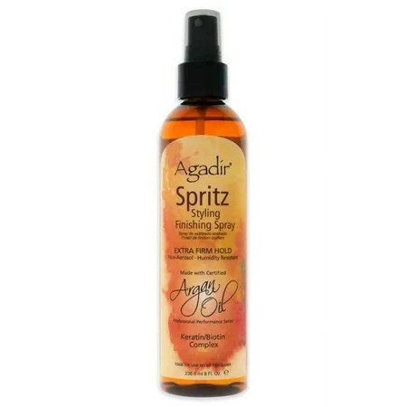 Agadir Argan Oil Spritz Styling Finishing Spray - Extra Firm Hold Hair Spray 8 oz | Walmart (US)