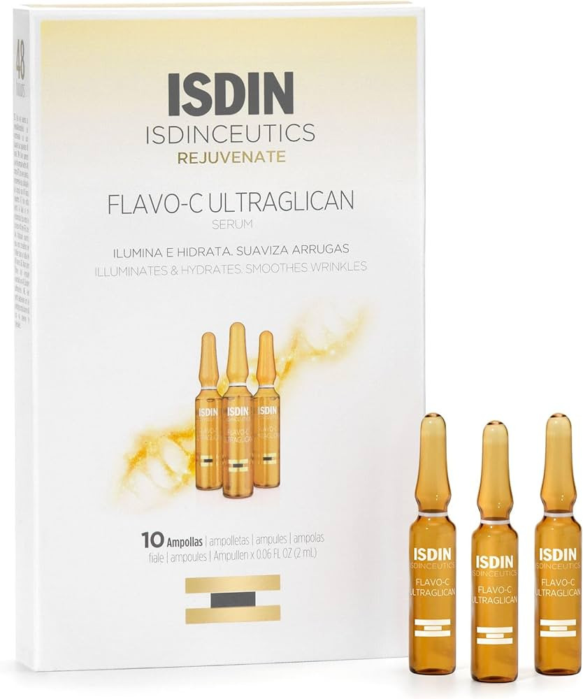 Vitamin C and Hyaluronic Acid Serum ampoule, Flavo-C Ultraglican by ISDIN | Amazon (US)