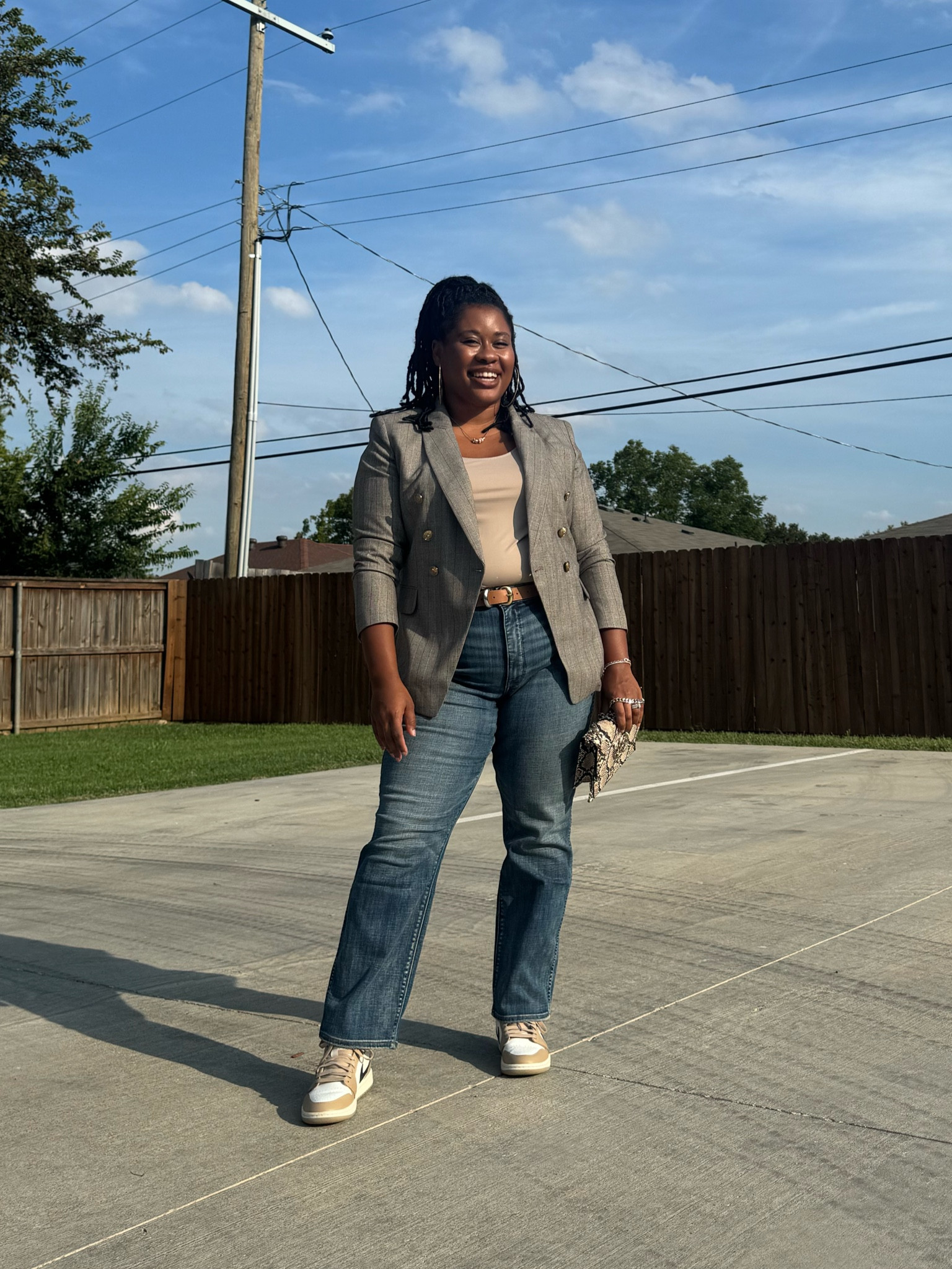 Day 8 of my fall fashion inspiration series will be uploaded tomorrow on Instagram! But here’s a sneak peek of the next outfit! 

High top sneakers + straight leg jeans and a blazer will hit every single time 🤍

Jeans are available in regular, petite, long and short! I’m wearing a size 16 short in the jeans and a 14 in the blazer. 

Size 16, fall fashion, blazers, everyday wear, workwear 

Sneakers are almost sold out so I’ve linked a similar style as well! As always the undergarments are linked 🫶🏾

#LTKStyleTip #LTKMidsize #LTKWorkwear