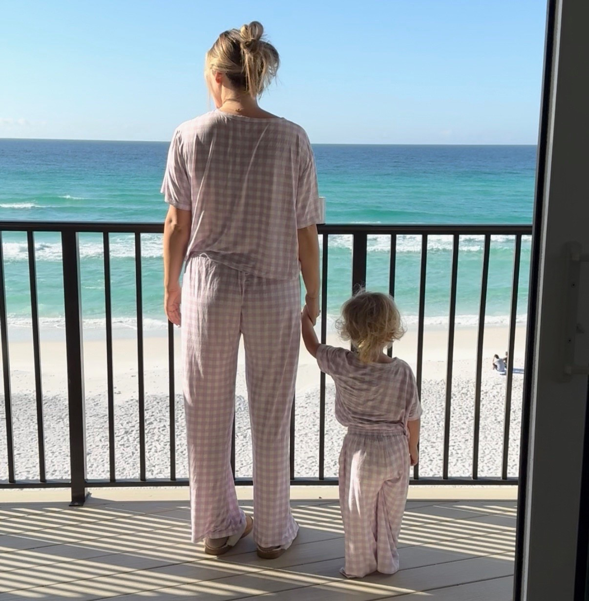 I’ll never pass up a matching Jammie moment with my girls! Linking them here for those of you who asked! 🫶🏽