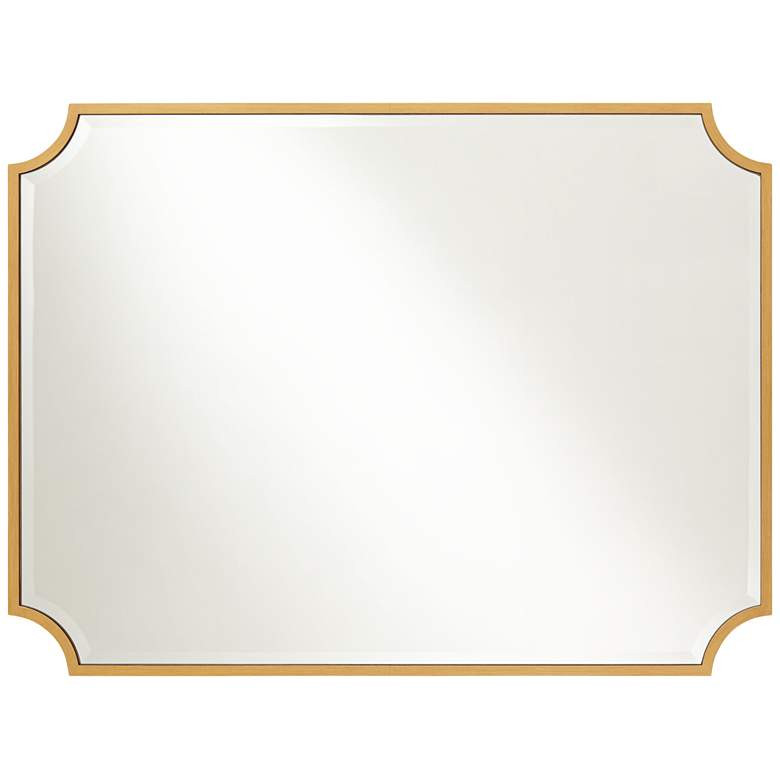 Noble Park Jacinda 40" x 30" Cut Edge Antique Gold Wall Mirror - #94E40 | Lamps Plus | Lamps Plus