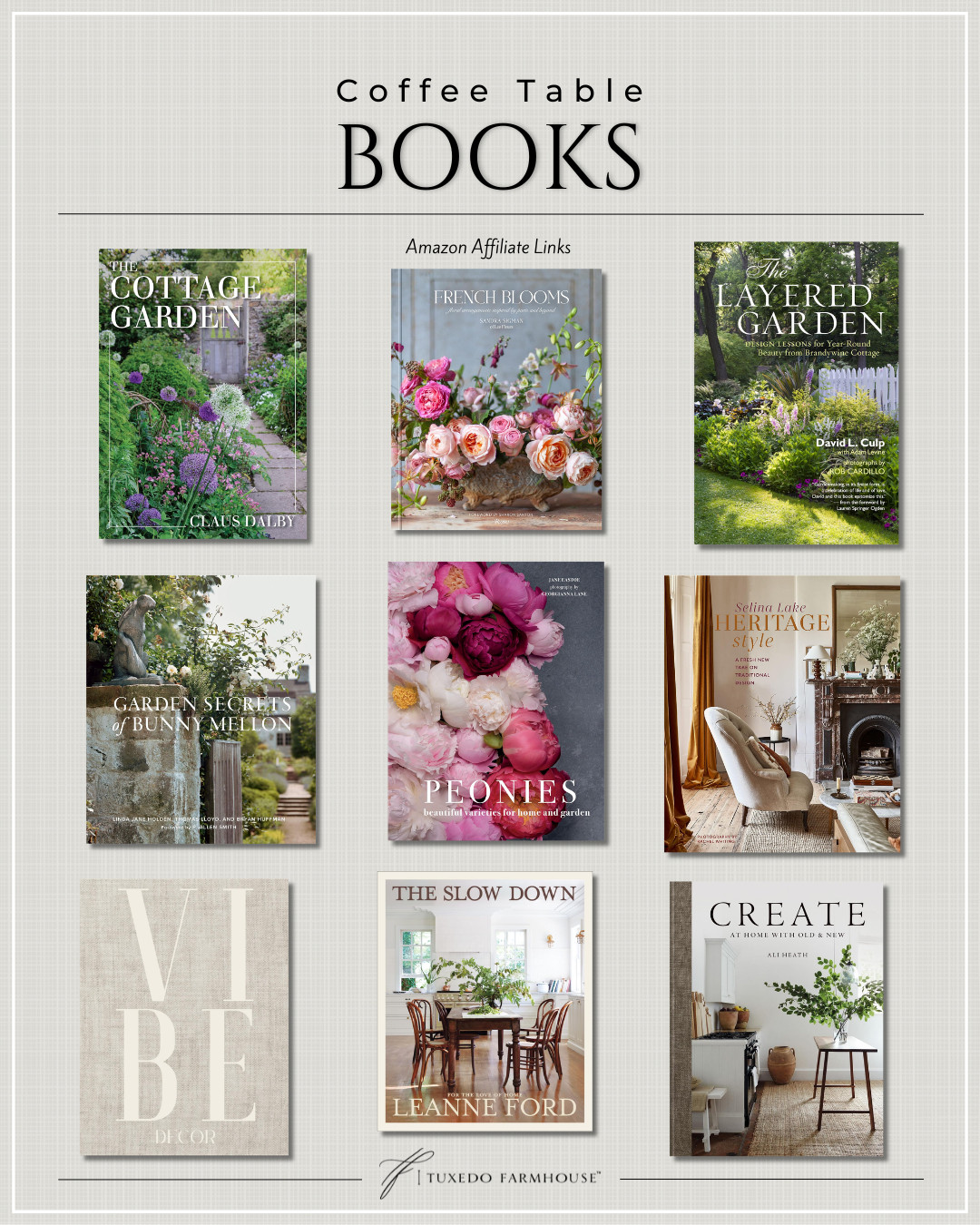 Amazon - Coffee Table Books

Loving these beautiful books for decorating and gardening! Perfect for coffee table reading. #HomeDecor #Gardening 

 #LTKSeasonal #LTKHome #LTKSaleAlert