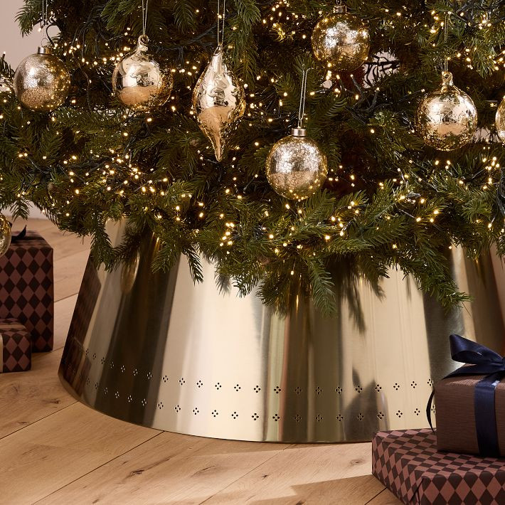 Punched Metal Tree Collar | West Elm (US)