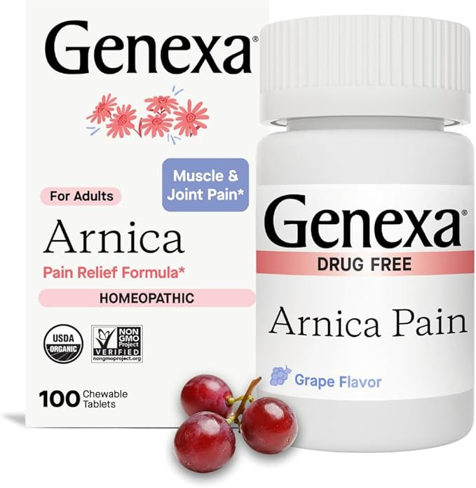 Genexa Arnica for Pain Relief | Alleviate Muscle & Joint Pain, Soreness & Stiffness | Reduces Bru... | Amazon (US)