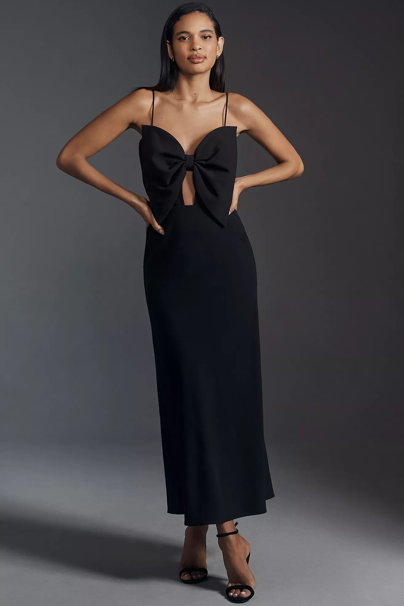 Bardot Paula Bow Midi Dress | Anthropologie (US)