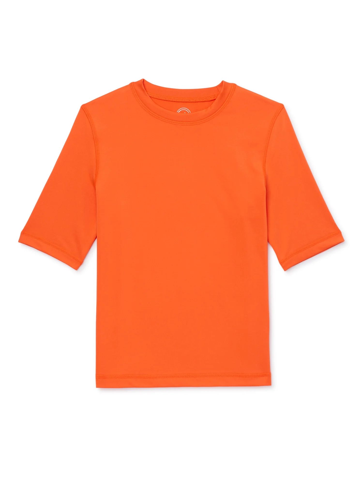 Wonder Nation Boys Short Sleeve Rashguard Shirt with UPF 50+, Sizes 4-18 & Husky - Walmart.com | Walmart (US)