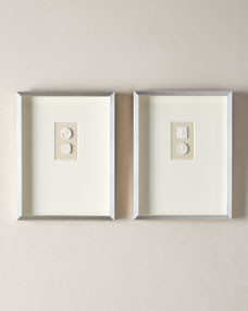 Medium Triple Framed Intaglios, Set of 2 | Horchow