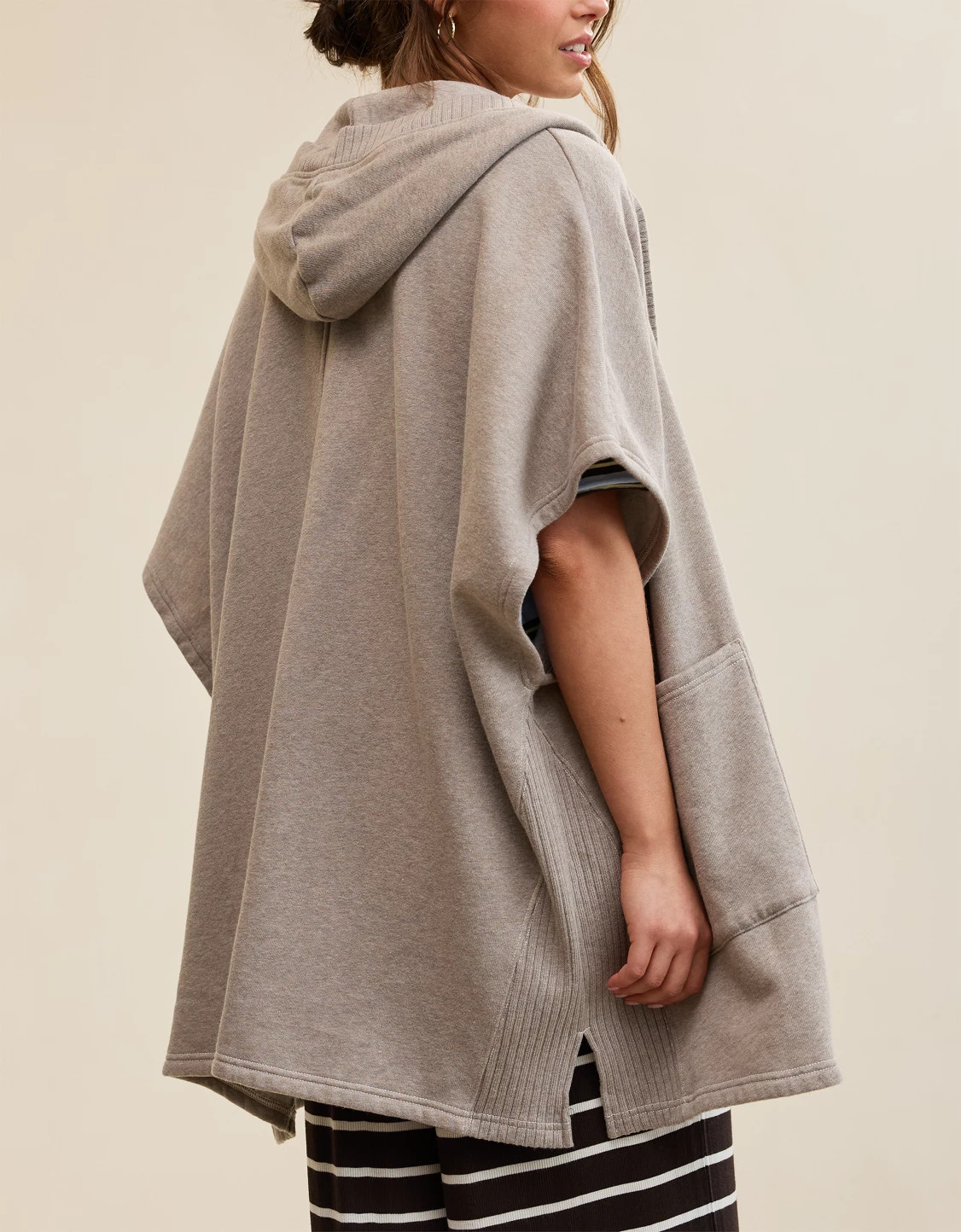 Aerie Hooded Fleece Cape | Aerie