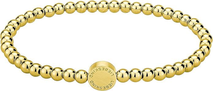 Liebeskind Berlin Beads 6 mm with logo tag in stainless steel | Amazon (UK)