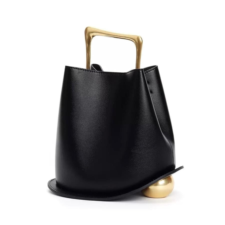 Women's Genuine Leather Personalized Bucket Handbag Bag, Homeless Retro Single-shoulder Crossbody... | Amazon (US)